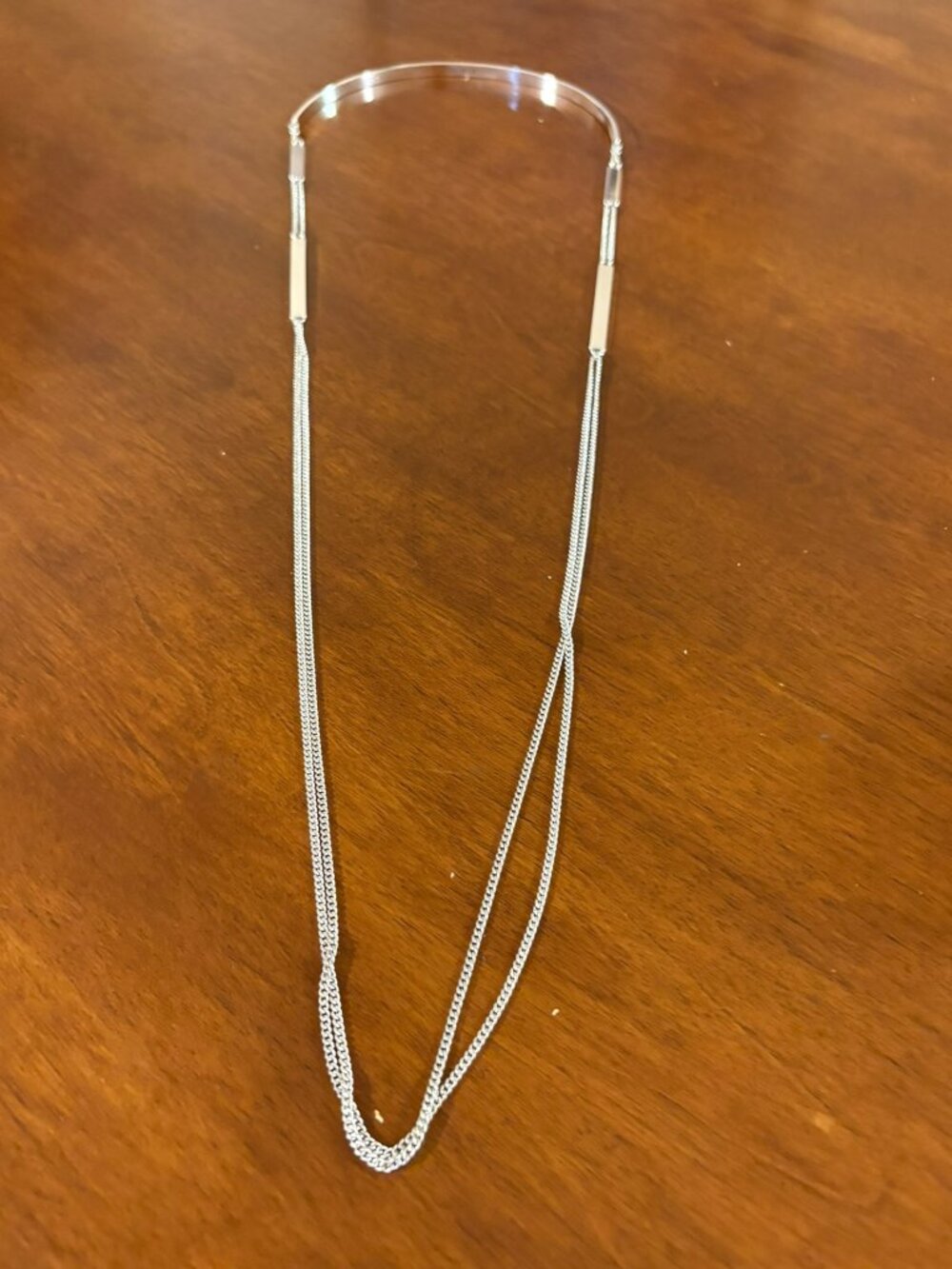 Jenny Bird Modern Silver Long Necklace